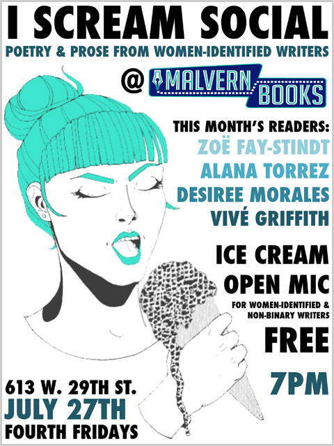 I Scream Social Reading & Open Mic